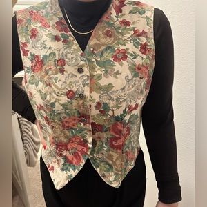 Floral vest